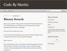 Tablet Screenshot of martin.elwin.com